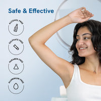 Be Bodywise Under Arm Roll On Pack Of 2, 1% W/W Salicylic, 1% Mandelic, 2% Lactic Acid, Reduces Under Arm Pigmentation & Combats Body Odor, Aluminum Free For Normal To Dry Skin, 100ml