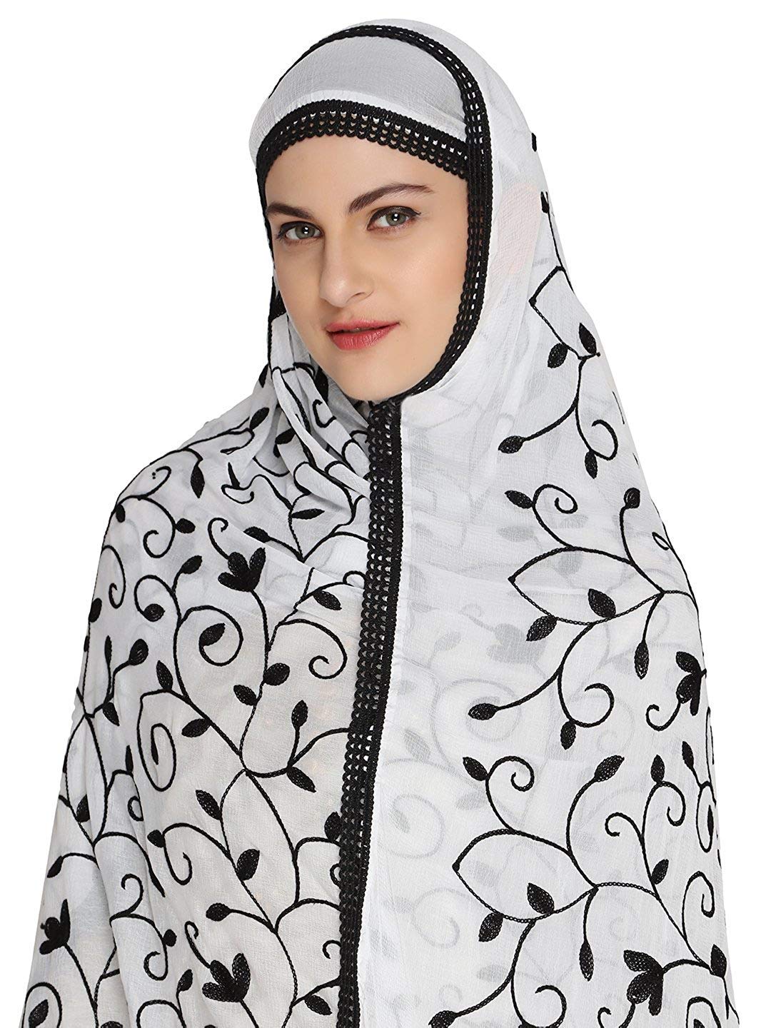 Akshar Llc Miss India Women's  Chiffon Dupatta With Goodembroidery Work