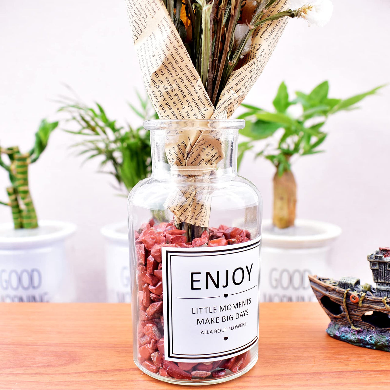 SigMntun Red Jasper Crystal Chips Bulk, Natural UNDYED - 10 oz (283g) Tumbled Stones for Crafts Decorative Rocks Planters, Healing Crystals Reiki Chakra Meditation Energy Balancing Therapy 10 Oz - Red Jasper