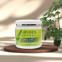 Jovees Veg Oat Face Peel Removes Acne Pimple and Tanning | with Almond Powder and Wheat Grain 100g