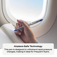 Uniball Vision Elite BLX Rollerball Pens, Blue/Black Pens Pack of 12, Micro Pens with 0.5mm Ink Black Pen