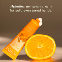 Asaya Orange Spice Hand Cream for Women & Men | Nourishes, Brightens | Softens Dry, Rough Hands | Non Sticky and Quick Absorbing | Intense Moisturization | Reduces Tan & Pigmentation | Alpha Arbutin, Mango Butter & Vit E | Oily skin | Dry Skin | Vegan | F