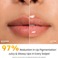 Hyphen Mango Lip Balm SPF 50 PA++++ | 2% Kojic Acid Brightening LipBalm for Dark & Pigmented Lips | 1% Vitamin E & Vitamin C | Moisturizing SPF LipBalm for Dry Lips - 10 g