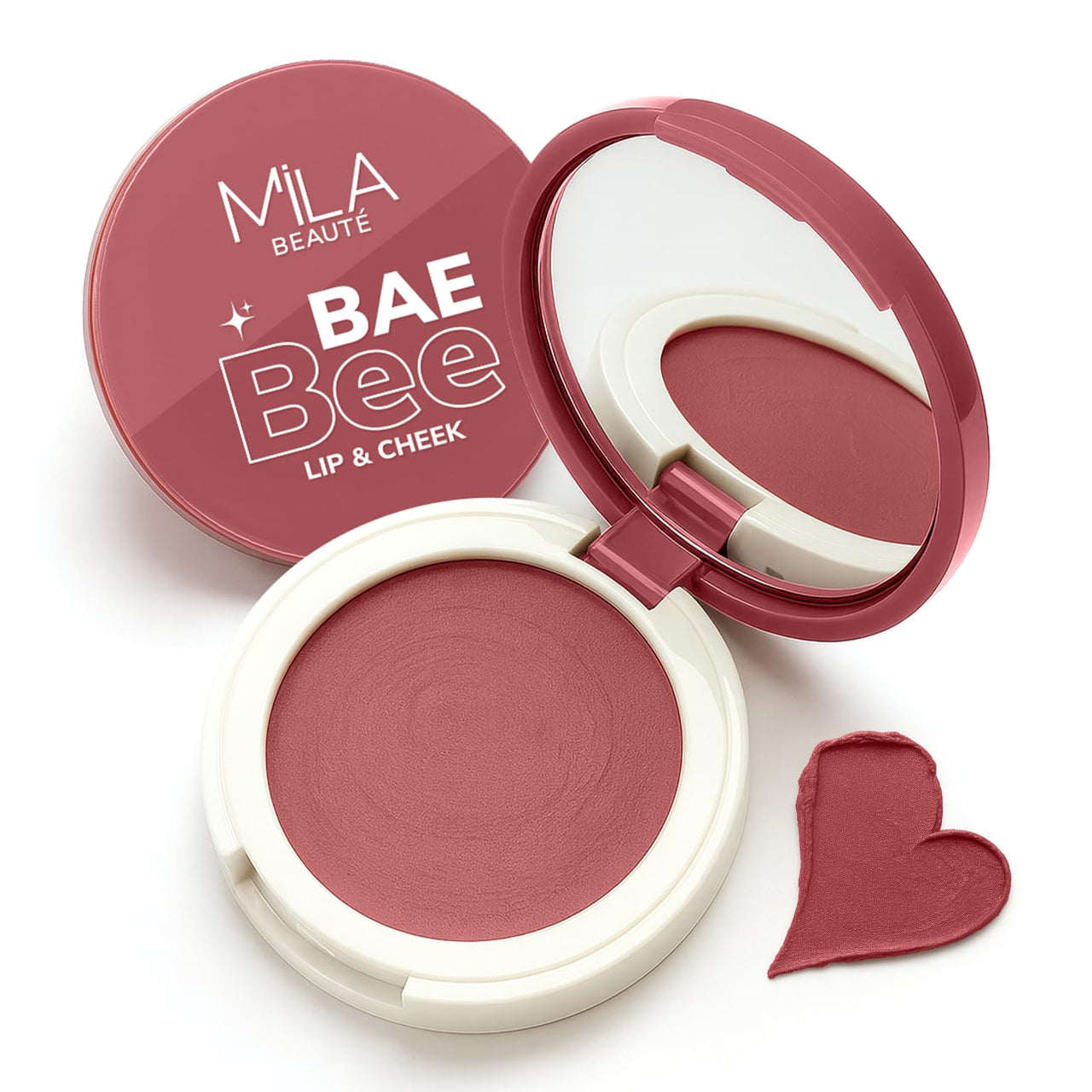 Mila Beaute BaeBee Lip & Cheek Tint I Creamy Formula, Matte Finish I Long Lasting I With Jojoba Oil (03 Burnt Rose)