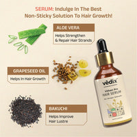 Vedix Ayurvedic Hair Kit | Hair growth Special Combo | Normal - Oily Scalp
