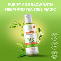 OG BEAUTY Natural VitalTea Neem with Tea Tree Face Toner | Soothing, Calming, Purifying | Antioxidant Properties, PH Balancing, Tightens Pores, Revitalizes & Softens Skin | 100 ML