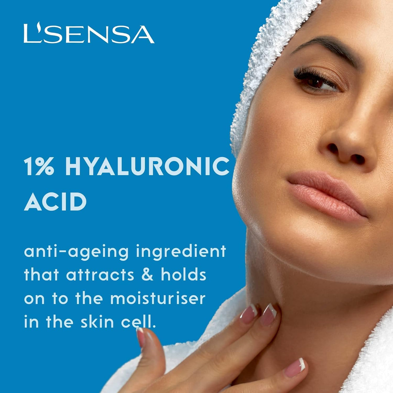 L’SENSA Moisturizer for Face (Pack of 2) |For Oily & Dry Skin |Advance Formulation 2% Ceramide & 1% Hyaluronic Acid-Get Flawless & Glowing Skin | Lightweight Cream For Women & Men | Non Sticky | 50 G