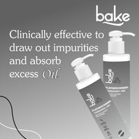 BAKE 5% Activated Charcoal Face Wash with Mint & Ashwagandha | Deep Pore Cleansing Face Cleanser | For Oily, Combination & Acne Prone Skin | 100ml