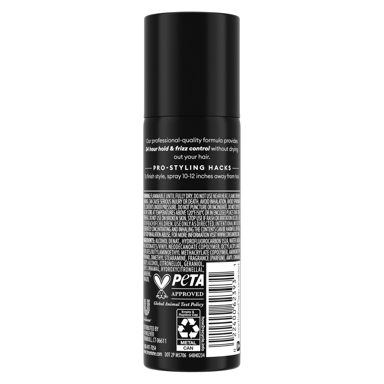 Unilever Tresemme Extra Firm/Hold Control Tres Two Aerosol Hair Spray, 44Ml