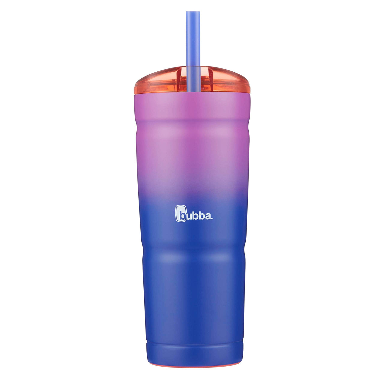 Bubba Envy S Vacuum-Insulated Stainless Steel Tumbler with Lid and Straw, 24oz Reusable Iced Coffee or Water Cup, BPA-Free Travel Tumbler, Vineyard