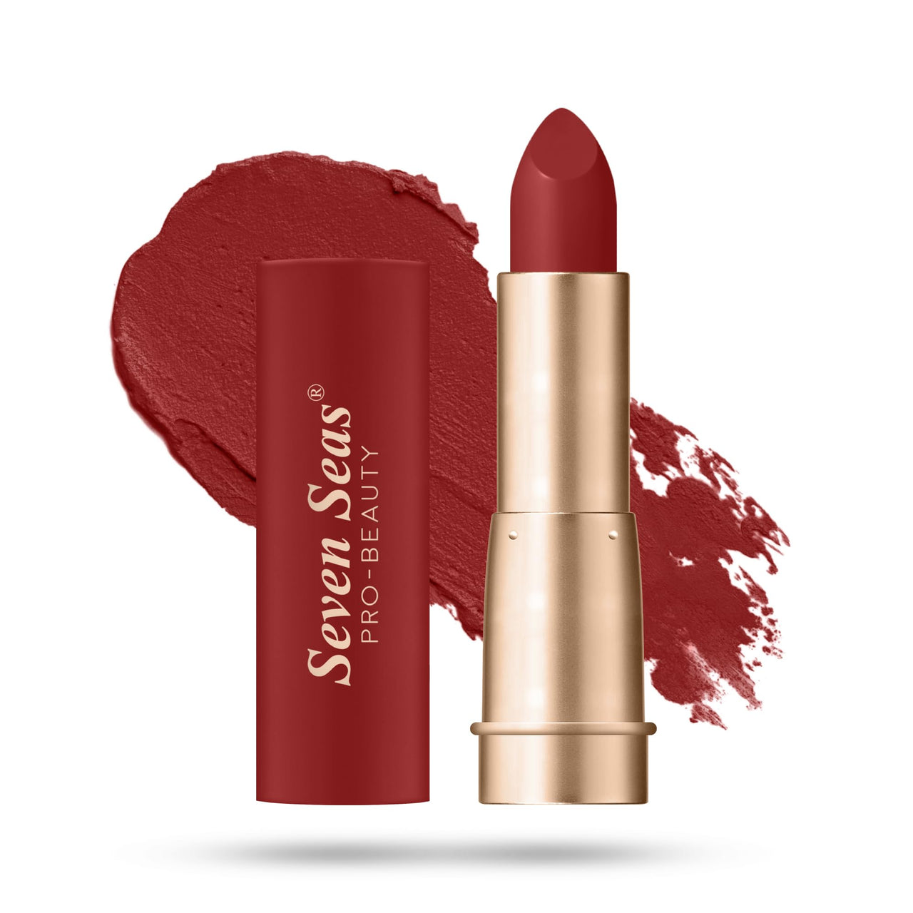 Seven Seas Stay Classy Matte Lipstick | Full Coverage Long Lasting Lipstick | Smooth Application | Transferproof & Smudge Proof | Highly Pigemented Lipstick for Women (Sienna)