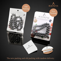 BEADNOVA Natural Hematite Beads Natural Crystal Beads Stone Gemstone Round Loose Energy Healing Beads with Free Crystal Stretch Cord for Jewelry Making (10mm, 36-38pcs) 10mm 23) Hematite Round Beads