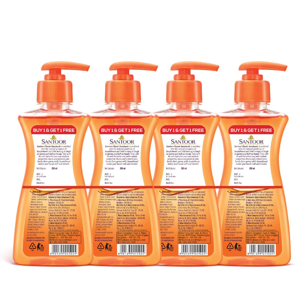 SANTOOR Classic Handwash- 200ml