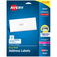 Avery Easy Peel Printable Address Labels with Sure Feed, 1