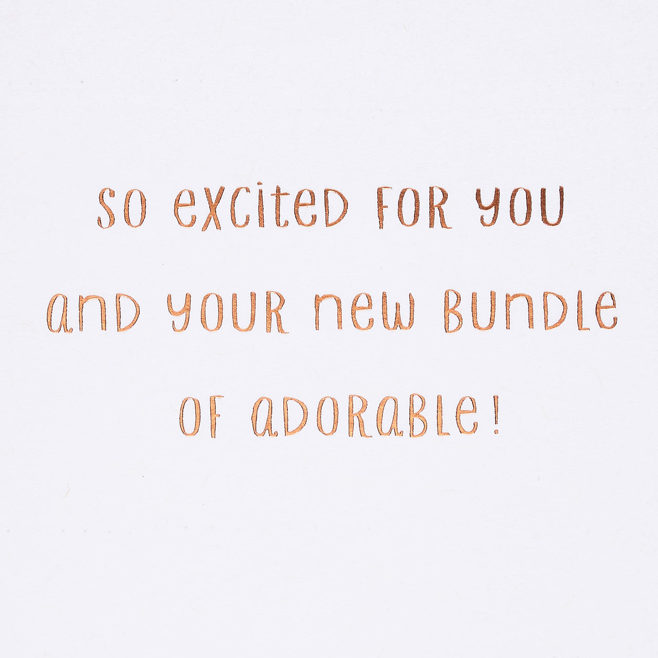 American Greetings New Baby Card (New Bundle of Adorable) New Bundle of Adorable