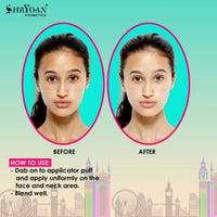 Shryoan Oil Control 2 in 1 Compact Powder| Paraben Free, Light Weight, Soft & Velvety Texture Formula, Suitable for All Skin Types (28g) Shade 02