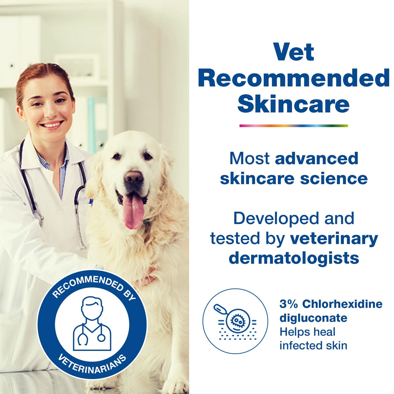 Douxo S3 PYO Mousse 5.1 oz (150 mL), Used for Dogs and Cats with Skin Conditions