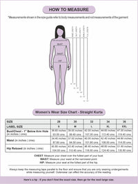 Indigo Women's  Straight Kurti