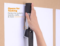 Bostitch Office Epic All Metal 3 in 1 Stapler, 25 Sheet Capacity, with Integrated Remover & Staple Storage, Silver (B777R-SLV)