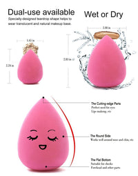 URBANMAC Premium Synthetic Kabuki Foundation Face Powder Blush Eyeshadow Brush Makeup Brush Kit with Blender Sponge and Brush Cleaner (10 pcs, Black/Silver)