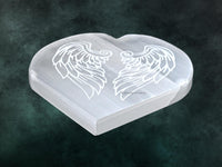 Selenite Crystal Charging Plate For Crystals And Healing Stones, 4.5