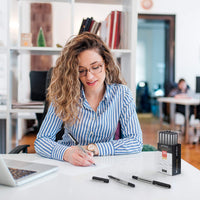 ARTEZA Rollerball Pens, Pack of 20, Fine Point, 0.5mm Black Liquid Ink Pens for Bullet Journaling, Office Supplies for Writing, Taking Notes, School 20 Pack - 0.5 mm