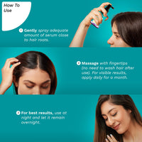 Pilgrim RootActive Anti-Hairfall Serum With Spanish Rosemary, Caffeine, Biotin, Capilia Longa, Saw Palmetto (30ml) | Strengthens Hair Roots, Reduces hair loss & Increases Hair Density | For Men and Women