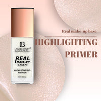 Lakyou Beauty Real Makeup Base | Highlighting Primer | Hydrating and Illuminating | 30ml | (Pink Tint, 30ml)
