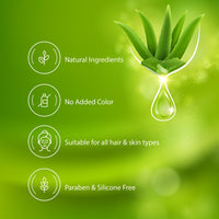 Vitro Aloe Vera Gel for Face, Skin and Hair - with Vitamin E, Rosemary Extract, Cucumber Extract and Aloe vera Juice - 100ml