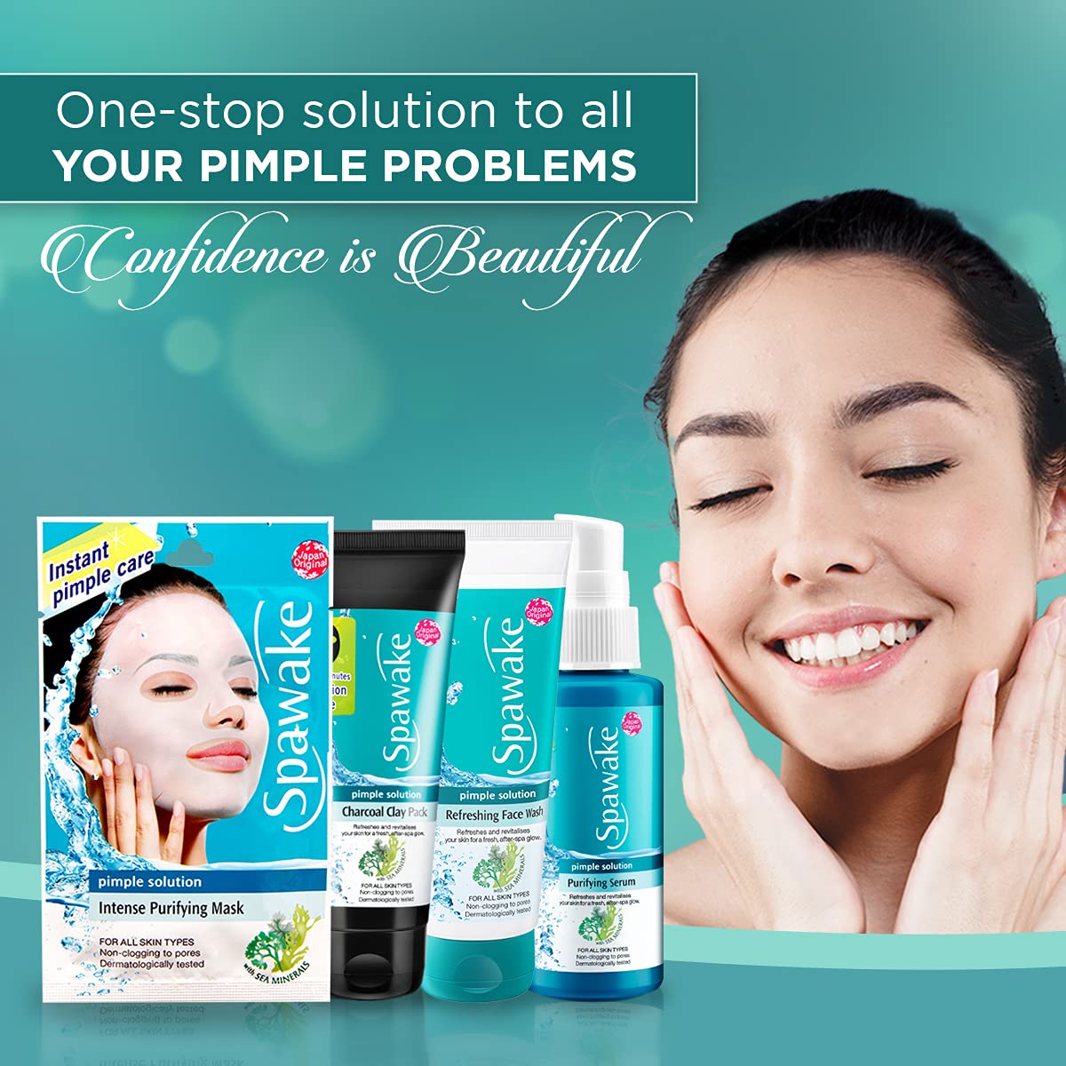 Spawake Anti Acne Care, Pimple Solution Purifying Serum, 50ml