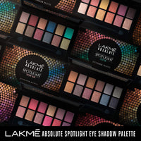 Lakmé Absolute Spotlight Eye Shadow Palette, Berry Martini, 12 G - Berry Martini, Shimmery, Matte