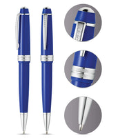 Cross Bailey Light Polished Resin Refillable Ballpoint Pen, Medium Ballpen, Includes Premium Gift Box - Blue