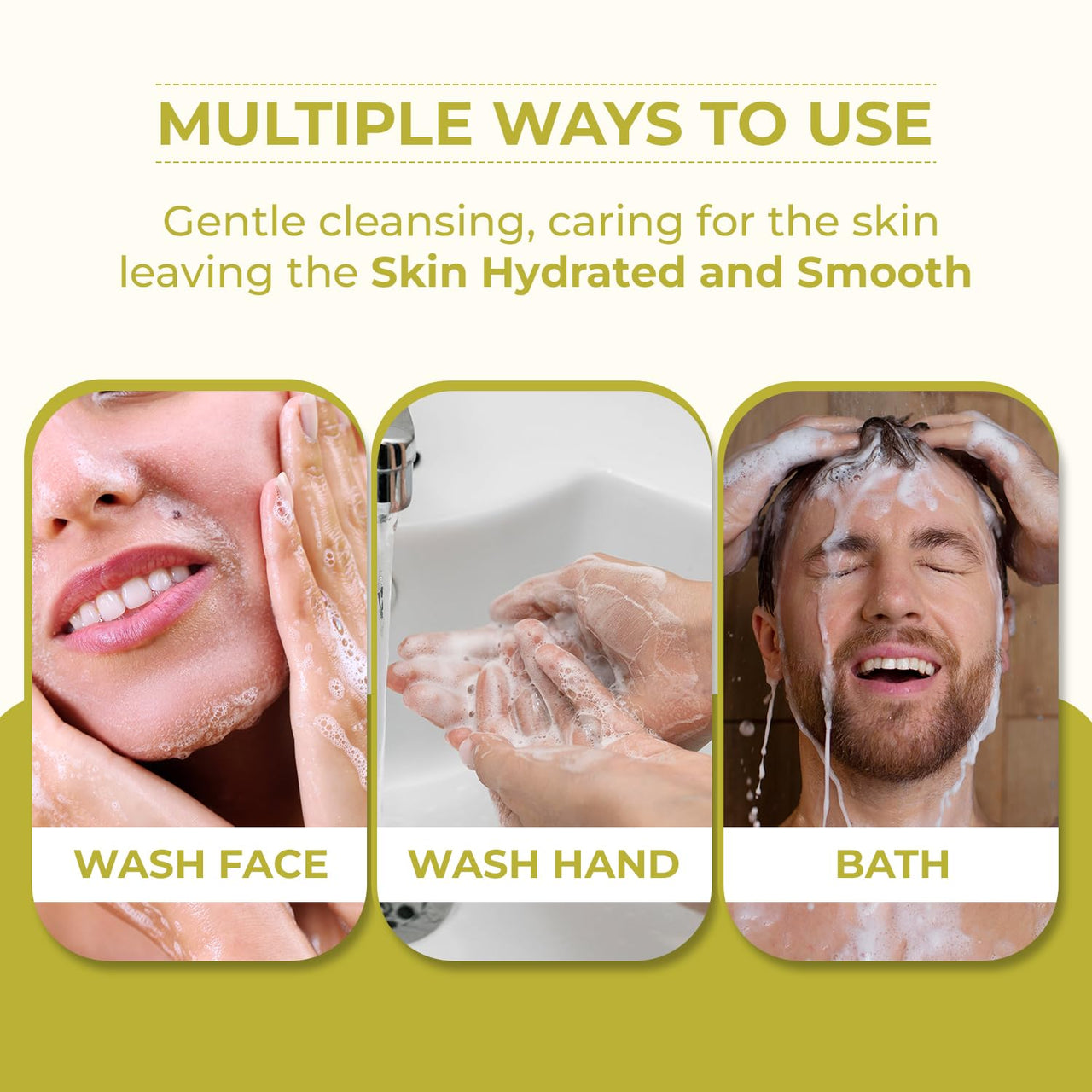 Passion Indulge Handmade Soap Natural Lemon Bath Bar - (Pack of 3)