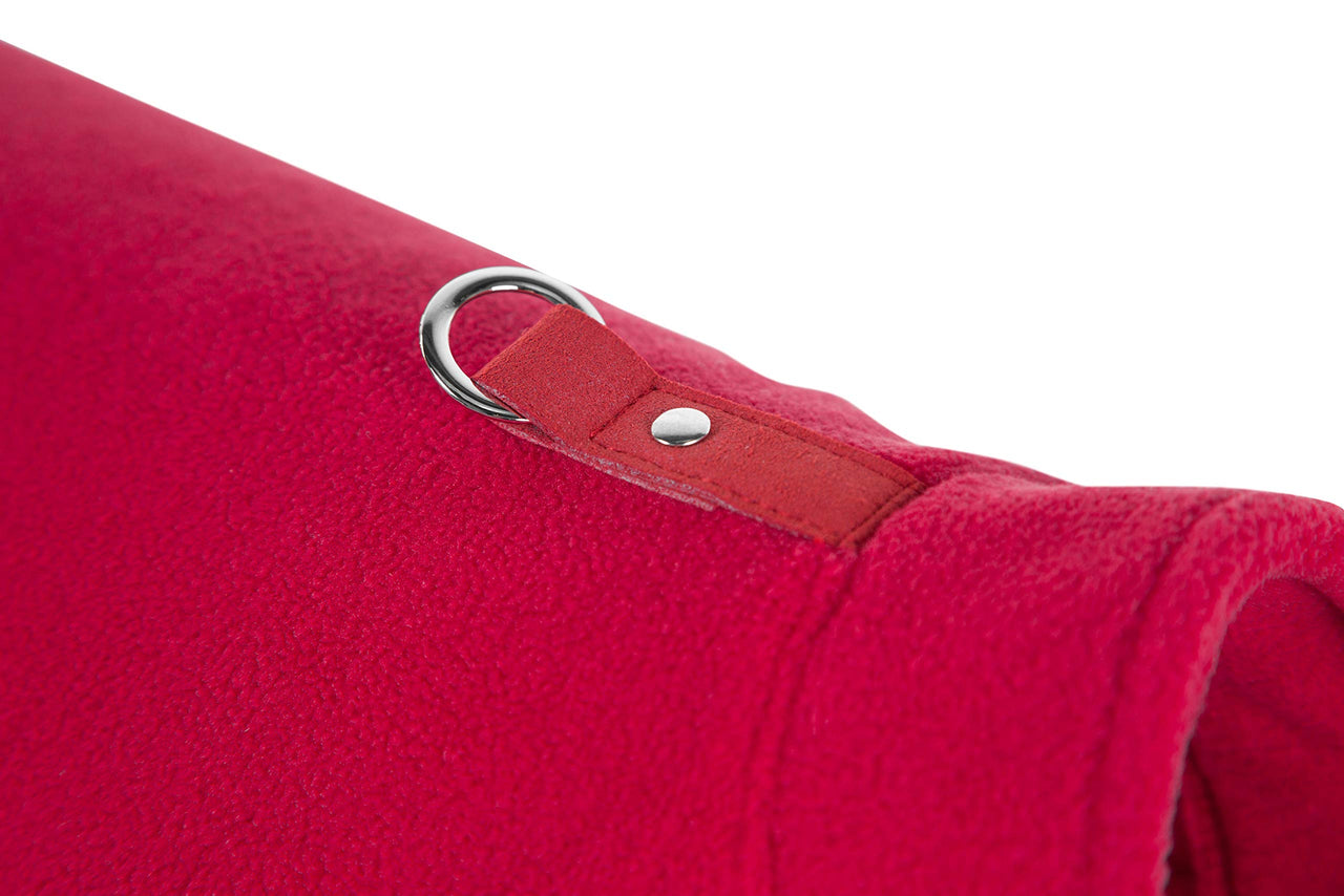 Gooby Fleece Vest Dog Sweater - Navy, Small - Warm Pullover Fleece Dog Jacket with O-Ring Leash - Winter Small Dog Sweater Coat - Cold Weather Dog Clothes for Small Dogs Boy or Girl Small (Around 6-lb)