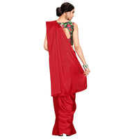 Cloud walker Women Soft Satin Silk Saree With Digital Printed Unstiched Blouse Piece(5.5m Saree +0.8m Blouse Piece).