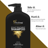 TryOnes Scalp Treatment Targets Dandruff & Controls Flakes | For Men & Women Hairfall Control Natural Shampoo|No Sulfates,No Paraben 1000 ml