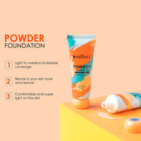 Shryoan Powder Foundation SPF 15PA+++ 40ml | Creamy Full Coverage for Combination Skin| Smoothing Finish | Alcohol-Free | Long Lasting Makeup | Natural Matte Finish | 16H Oil Control | Pack of 1 | 40 ML | Shade 02