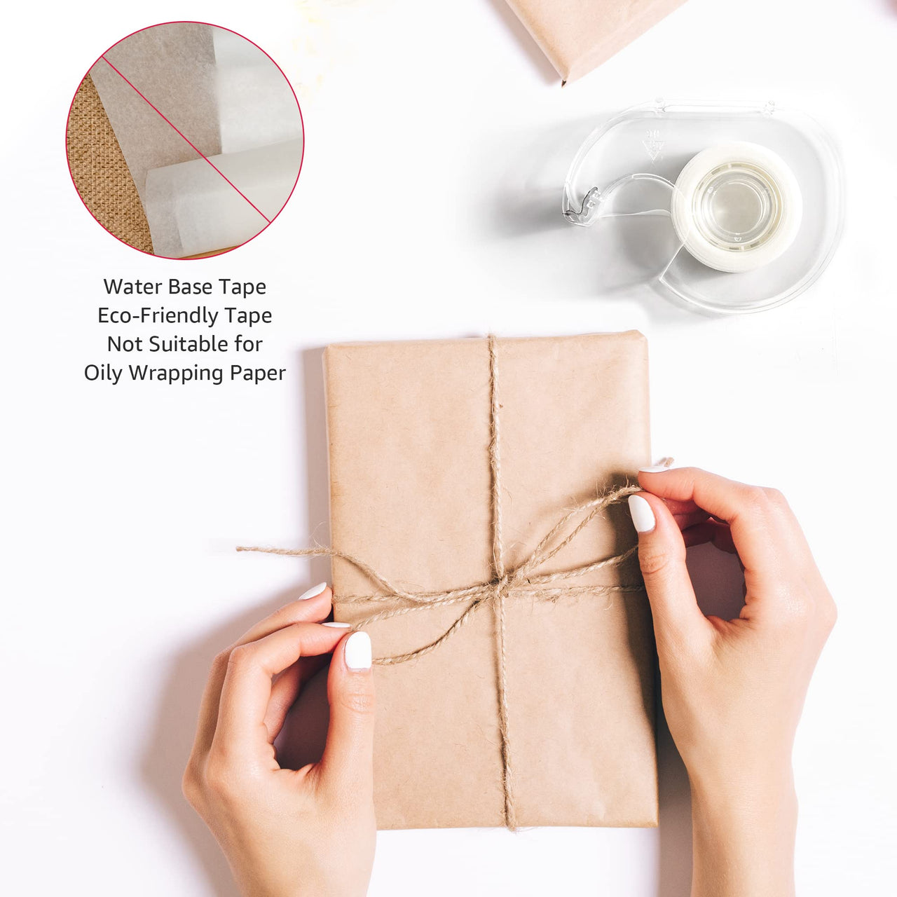 Basics Matte Finish Tape with Dispenser and Refills, 3/4" x 18 yds, 6 Pack