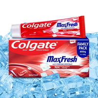 Colgate MaxFresh Toothpaste, Red Gel Tooth Paste with Menthol for Super Fresh Breath, 600g, 150g X 4 (Spicy Fresh) (Combo Pack Offer)
