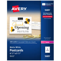 Avery Printable Postcards, 4.25