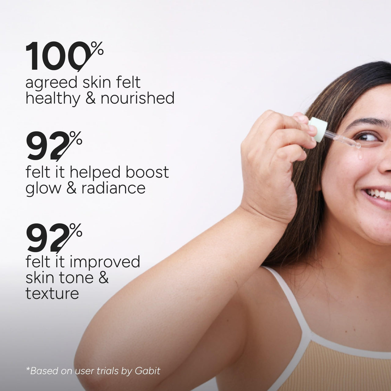 Gabit 8% Vitamin C Face Serum for Glowing Skin | Brightening Serum for Dark Spots, Tanned & Dull Skin; Hydrates | Alpha Arbutin, Hyaluronic, Ferulic, CiCa, Prebiotic, Probiotic | Oil & PEG free |30 ml