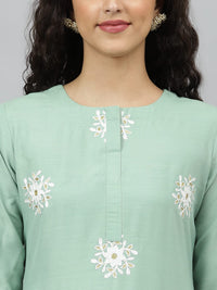 GoSriKi Women Kurta with Pant & Dupatta