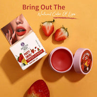 Ayouthveda Party Swirl Tinted Lip Balm | Heals Cracked & Undernourished Lips| Moisturizer For Chapped And Dry Lips | Enriched With Coconut And Olive Oil | Hot Red Fruity Lip balm (10gm)