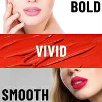 Seven Seas Ultra Smooth Matte Liquid Lipstick Smooth Lip Color, Weightless Finish | Long Lasting Matte Liquid Lipstick for Women (Medium Carmine)