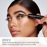 RevitaLash Cosmetics Double-Ended Volume Set: 2-in-1 Lash Primer & Mascara Duo for Voluminous, Longer, and Thicker Lashes, 11ml /0.36 Fl Oz and 5.5ml/ 0.18 Fl Oz each