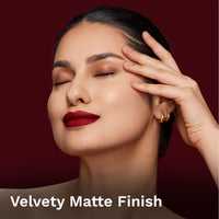 Pilgrim Matte Bullet Lipstick Intense Colour Transferproof & Smudgeproof Maroon Affair-23