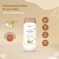 Pigeon 2-in-1 Baby Body Wash For Cleansing & Nourishing, Enriched With Avocado Oil & Marshmallow Extract, Parabens Frew, SLS & SLES Free - 200 ml