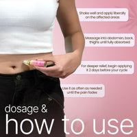 BOHECO Bloom Menstrual Pain Relief Roll-On, Ayurvedic Cramp Relief Oil with Vijaya Leaf Extract, Wintergreen and Mint, Travel-Friendly Roll-On for Period Pain, Fast-Acting, Stain-Free, 10 ml