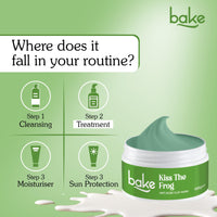 BAKE 2% Salicylic Acid Clay Mask Niacinamide for Acne Prone, Oily Skin, Open Pores & Blackheads | Anti Acne Clay Mask with Kaolin Clay | For Dark Spots, Oily Skin & Blemishes - 100g