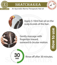 Shatchakra Hair Oil since 1950- Ayurvedic Product made with Original Rosemary Oil, Dhatura, Hibiscus, and Amla for hair growth for men & women | Hairfall Control, Regrowth & Anti Dandruff